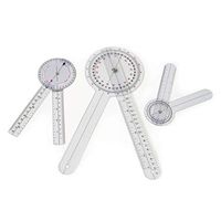 Goniometers - Single or Set (Set: 12", 8", 6") - Physical Therapy - Occupational Therapy - Best Value