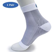 Kinship Comfort Brands Plantar Fasciitis Foot Socks for Men & Women - Compression Foot Sleeves for Pain Relief, Heel Pain, Treatment for Everyday Use with Arch Support | 4 Colors (S,M,L,XL)