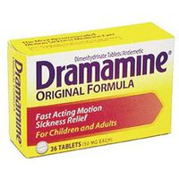 DRAMMAMINE MOTION SICKNESS TABLETS 36/BOX