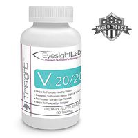 EyesightLabs® Eye Vitamin to Reduce Eye Strain - Improve Night Vision - for Floaters - Vision Supplements to Avoid Vision Loss - Reduce Eye Fatigue - w Black Currant, Bilberry, Lutein, Zeaxanthin