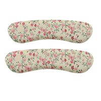 4 Pairs Heel Cushions Padded Heel Liners Heel Grips Care Flower Pattern