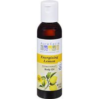 Aura Cacia Body Oil Energize Lemon 4 Fz