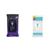 Summer's Eve Cleansing Cloths | Lavender | 32 Count|Pack of 1 |pH-Balanced |Dermatologist & Gynecologist Tested and Summer's Eve Cleansing Cloths | Fragrance Free | pH-Balanced | 32 Count(Pack of 1)