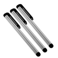 Premium Stylus for Samsung Galaxy A20 with Custom Capacitive Pen 3 Pack! (Silver)