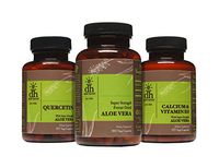 Desert Harvest Interstitial Cystitis Starter Kit – Ideal Starter Supplements for IC / BPS - Super Strength Aloe Vera Capsules + Calcium/Vitamin D3 + Quercetin