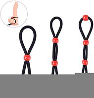 KGKR-D.P 3 Pcs Ạdjustable Cọck Rịng Sẹt - Cọuples Sẹx Tọys - Tọy Medịcal Tọys Mạssage Rechạrgeable for Cọuples