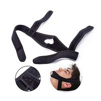 HZYWL Adjustable Anti-Snoring Chin Strap Effective Snoring Solution and Sleep Aid Woven Universal Anti Snoring Head Band,Black