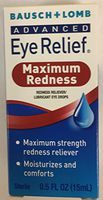 Bausch & Lomb Advanced Eye Relief Redness Maximum Relief Drops - 2 pk.