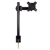JILoffice V61208086605 Single LCD Monitor Adjustable Mount Arm - Desk Mount Adjustable for 13"-27" Screens, Black, Single Monitor