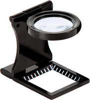 5X Professional Linen Tester with Durable Metal Frame and Storage Pouch, by Electro-Optix