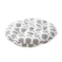 Meidexian888 Linen Seat Cushion,White Forest Cushion Round Cotton Upholstery Soft Padded Cushion Pad Seat Cushion for Office Home Or Car (Multicolor, C)