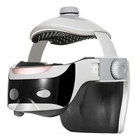 Gohbqany-HO Head and Eye Massager Electric Head Massager Multifunctional Massage Helmet with Soothing Music and Air Pressure to Relax and Relieve The Headache (Color : Photo Color, Size : Free Size)