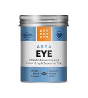 AstaEye | Support Healthy Vision | AREDS 2 Macular Health Formula | Eye Vitamins & Icelandic Astaxanthin | Lutein and Zeaxanthin Supplement | All Natural Vegan Non-GMO Gluten Free | 60 Capsules