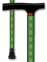 Walking Cane T Handle Derby Irish Celtic Lace Design Adjustable Aluminum Men or Womens Canes