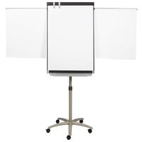 Quartet Easel, Magnetic Whiteboard, 2' x 3', Adjustable, Mobile, Flipchart Holder, Prestige 2, Black Frame (ECM32P2)