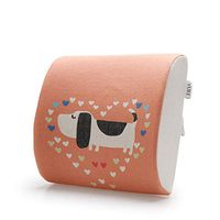 SPLY DTEM Memory Foam Back Support Pad - Designed for Back Pain Relief - Waist Pillow with Advanced Adjustable Strap - Hypoallergenic Ventilation - Relieves Lumbar Pain.