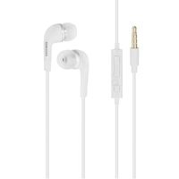 New OEM Samsung 3.5mm Premium Sound/Stereo Earbud Headphones with Remote and Mic for Galaxy S6 S6 Edge S5 S4 Note Edge 4 3 2 EO-EG900BW and Cable tie Cable Organizer Bundle Package (Bulk)
