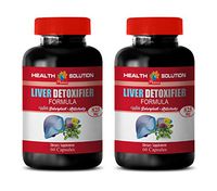 Liver Kidney and Colon Detox - Liver DETOXIFIER Formula - Dandelion Vitamins - 2 Bottles 120 Capsules