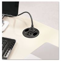 Power Hub Grommet, 3"" Diameter, Black, Sold as 1 Each