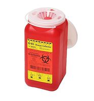 BD Medical Systems 323488 Sharps Collector by Mail, 1.4 Quart Capacity (Pack of 12)