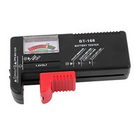 Aexit Colour Coded Household Batteries Meter Battery Checker Volt Tester Cell AA AAA C D AAA 9V Button