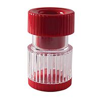 HealthSmart Pill Crusher Pill Container Pulverizer and Storage, Red (3-Pack)