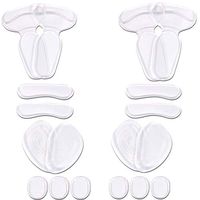 18 Piece Heel Pads Grips Snugs Prevent Blister Relief Heel Pain, High Heel Inserts Ball of Foot Insoles