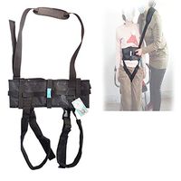 LXT PANDA Transfer Belt with Leg Loops and Shoulder Strap - Medical Nursing Safety Gait Assist Device - Bariatrics, Pediatric, Transfer and Walking Elderly Patient Ambulation Assist, 59 Inch.