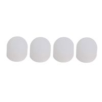 Gbell 4Pcs Motor Cover Case Dustproof Silicone Plug Cover Protector for DJI Mavic 2 Pro/Zoom,Drone Accessories (White)