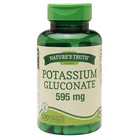Nt Potassium Gluconate 59 Size 100ct Nt Potassium Gluconate 595mg Quick Release Caps 100ct
