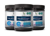 Bone Care Dietary Supplement - Inflammation Relief for Adults - HYDROLYZED Collagen PEPTIDES - Type I & III from Grass-FED Beef - hydrolyzed Collagen peptides for Skin - 3 Cans