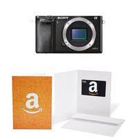Sony Alpha a6000 Mirrorless Digital Camera - Body only + $50 Giftcard