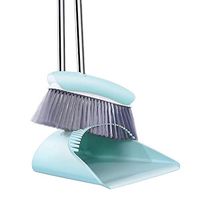 WEIFAN CAI - Long Handle Broom Sets Soft Dust-Proof Sweeping Kitchen Bedroom Balcony Lobby (Color : Blue)