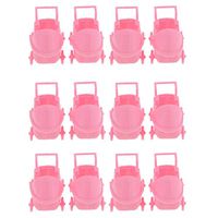 12pcs Baby Carriage Stroller Favour Gift Box Christening Baptism Party Favors - Pink