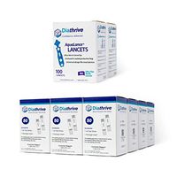 Diathrive Blood Glucose Test Strips and Lancets (600 Test Strips, 200 lancets)