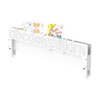 Tambino Alpha-Bookshelf Bed Rail, Size Medium for mattresses 5-10" Thick