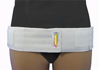 Maxar Sacroiliac Joint Lower Back Pelvis Pain Relief Compression Support Belt, Medium White