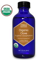Zongle USDA Certified Organic Clove Essential Oil, Safe to Ingest, Eugenia Caryophyllata, 1 OZ