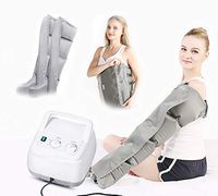 ZBAM Leg Air Massager, Air Sequential Compression Leg Massager Active Leg/arm/Waist & Foot Massage 4 Chamber,E