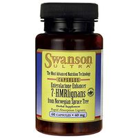Swanson 7-Hmrlignans from Norwegian Spruce Tree 40 Milligrams 60 Capsules