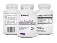 #1 Rated RLS Amino-MAG|Advanced Restless Leg Supplement|Pharma Grade Chelated Magnesium Designed for Maximum Absorption|Two Month Supply!|60 Organic Capsules|Made in USA!
