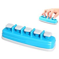 Piano Guitar Finger Trainer Hand Grip Exerciser Ergonomic Silicone Strengthener Improve Dexterity & Strength in Fingers