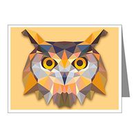 Note Card Triangle Owl