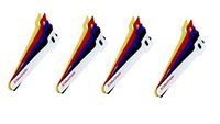 4 PCS Hook & Loop Fastening Cable Ties 6-inch 50 Piece/ 5 Colors, CNE589534