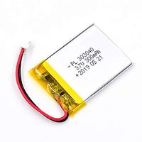 AKZYTUE 3.7V 300mAh 303040 Lipo Battery Rechargeable Lithium Polymer ion Battery Pack with JST Connector