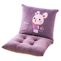 Kylin Express Indoor Soft Home/Office Squared Cute Fashion Seat Breathable Chair Cushion with Backrest, Y13