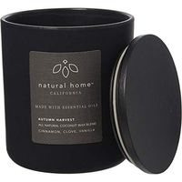 Sand + Fog Natural Home Autumn Harvest Coconut Wax Cinnamon, Clove, Vanilla and Essential Oils Aromatherapy Candle - 12 Oz.