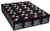 SPS Brand 6V 1Ah Replacement Battery for Norand 7840 Pulse OXIMETER (50 Pack)