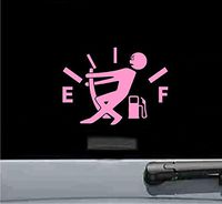 High Gas Mileage Vinyl Decal Sticker (SOFT PINK)