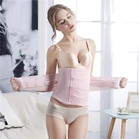 Postpartum Belly Support Recovery Wrap - Belly Belt for Postnatal, Pregnancy, Maternity - Body Shaper Girdles for Women - Waist Shapewear Belt Tummy Belt (Pink, XXL)
